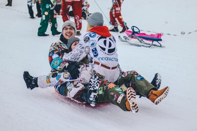 luge bob rires